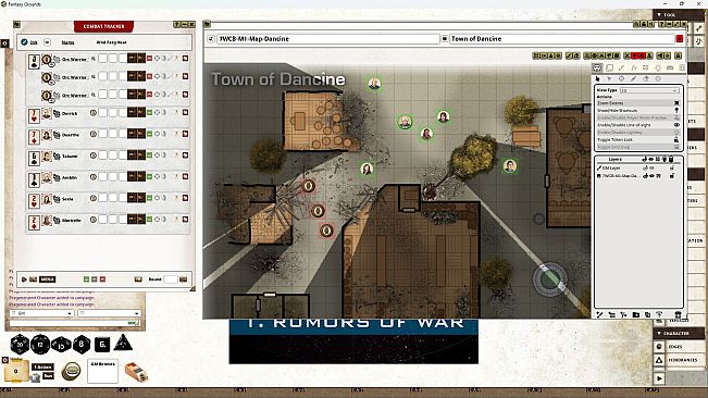 Fantasy Grounds - Seven Worlds Module 1: Rumors of War