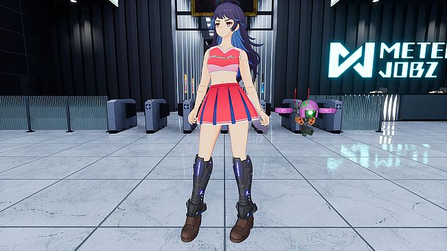 "Cheerleader" Costume in 2 Color Varieties