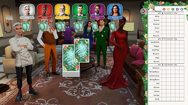 Clue/Cluedo - Tropical Pack