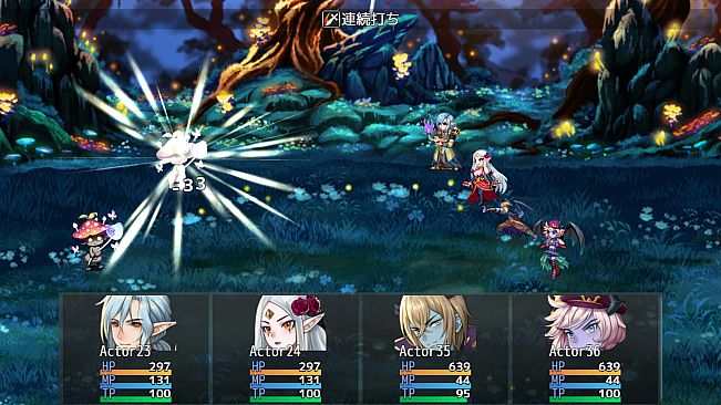 RPG Maker MZ - Animation Battler Material Collection Demi-human Set