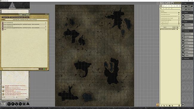 Fantasy Grounds - Pathfinder RPG - Pathfinder Flip-Mat - Classics Darklands