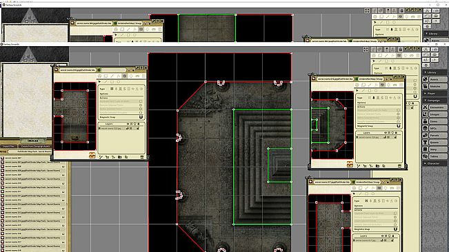 Fantasy Grounds - Pathfinder RPG - Map Pack: Secret Rooms