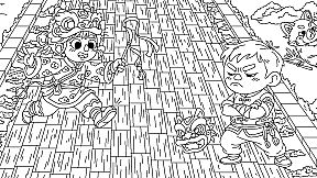 100 Cats Lost in China Find & Color