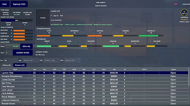Pro Baseball: Franchise Builder