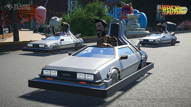 Planet Coaster - Back to the Future Time Machine Construction Kit