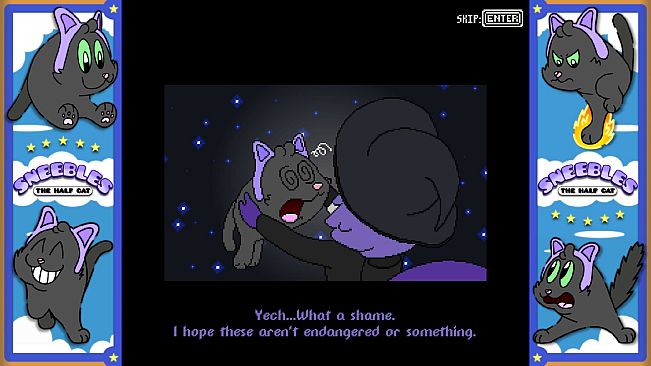 Sneebles The Half Cat