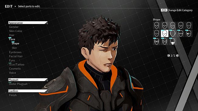 DAEMON X MACHINA - Outer Facial Features Bundle 1