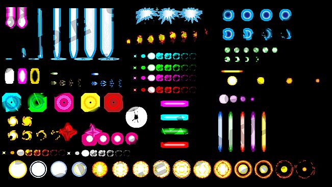 ACTION GAME MAKER - Bullet Hell Assets Pack: Sci-Fi & Japanese Style