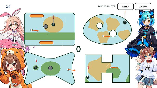 4 SCREENS, 1 PUTT