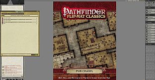 Fantasy Grounds - Pathfinder RPG - Pathfinder Flip-Mat - Classic Pub Crawl