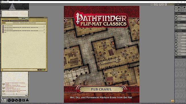 Fantasy Grounds - Pathfinder RPG - Pathfinder Flip-Mat - Classic Pub Crawl