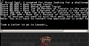 Touch Typing Home Row Speed Grinder - Zombie Black Layout Prowl Skin