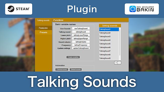 RPG Developer Bakin Talking Sounds