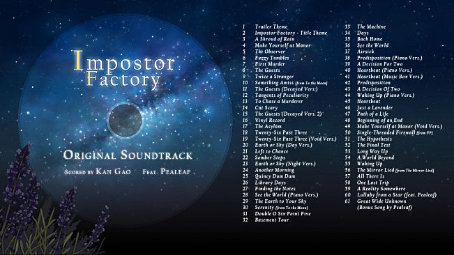 Impostor Factory Soundtrack