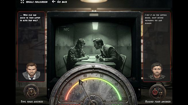 Suspicious Minds: interrogation simulator