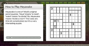 Puzzle by Nikoli W Heyawake