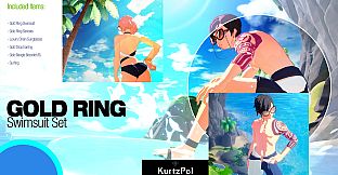KurtzPel - Gold Ring Swimsuit Costume Set