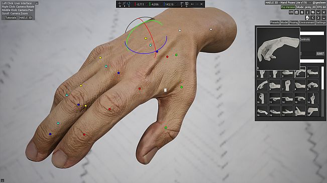 HAELE 3D - Hand Poses Lite - Drawing References