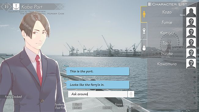 SQUARE ENIX AI Tech Preview: THE PORTOPIA SERIAL MURDER CASE
