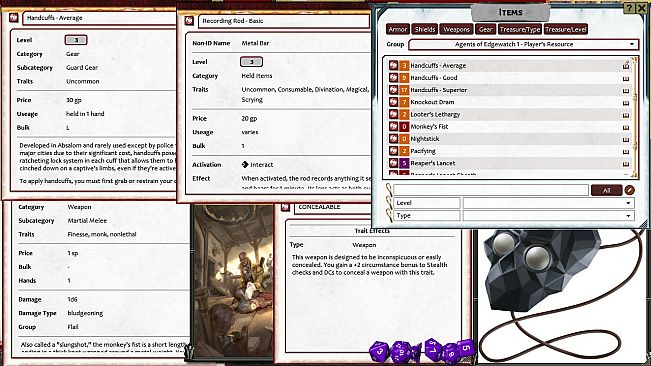 Fantasy Grounds - Pathfinder 2 RPG - Agents of Edgewatch AP 1: Devil at the Dreaming Palace