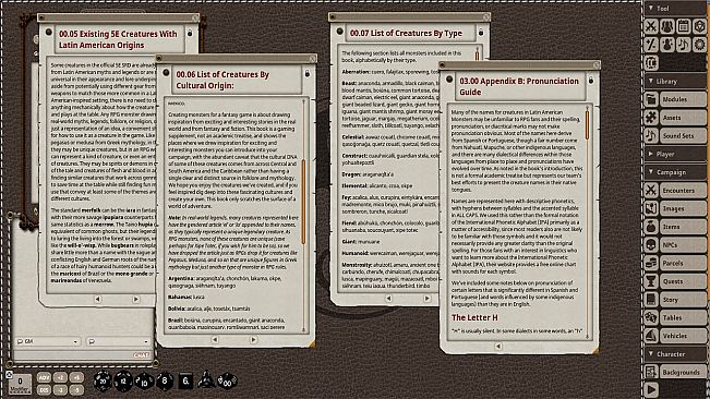 Fantasy Grounds - Latin American Monsters