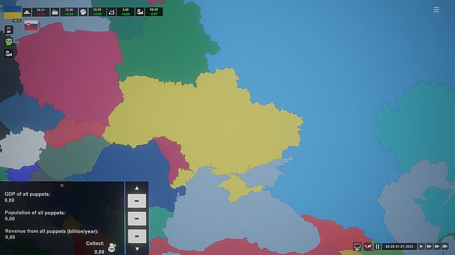 Simulator of Countries