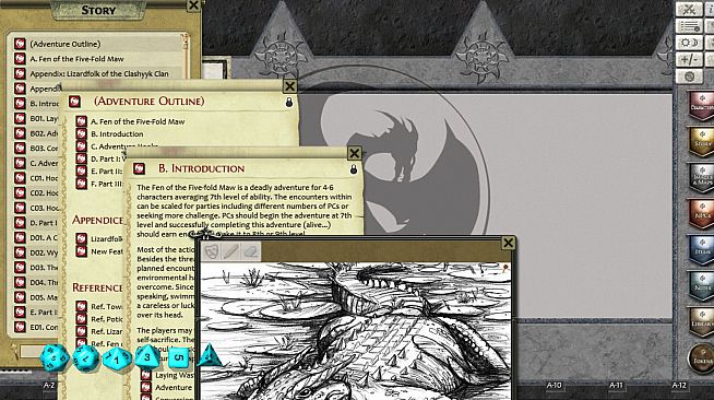 Fantasy Grounds - Fen of the Five-Fold Maw (PFRPG)