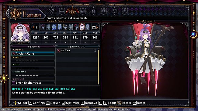 Death end re;Quest 2 - Ultimate Weapon Set