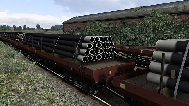 TS Marketplace: BDA 80t Bogie Bolster Wagon Pack