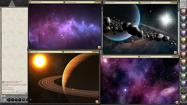 Fantasy Grounds - Star Battles: Space Map Pack (Map Pack)