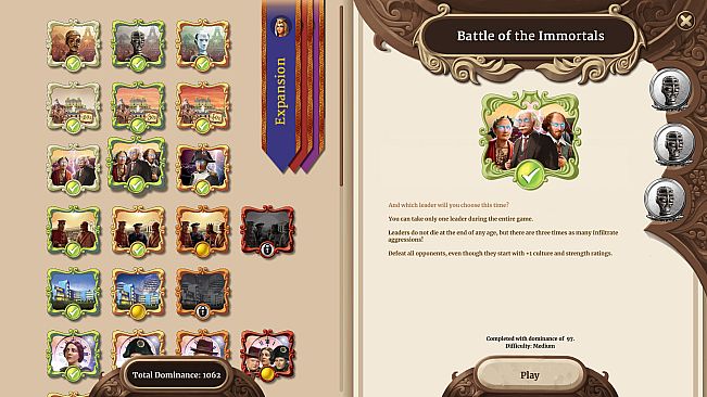 Through the Ages - New Leaders & Wonders