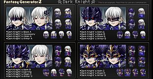 RPG Maker MZ - Fantasy Generator 2 Knight Armor Part Set