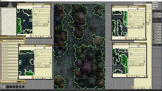Fantasy Grounds - Pathfinder RPG - Map Pack - Fungus Forest