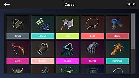 Case Simulator Weapons and Armors