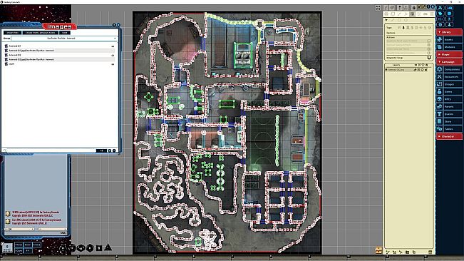 Fantasy Grounds - Starfinder RPG - Flip-Mat - Asteroid