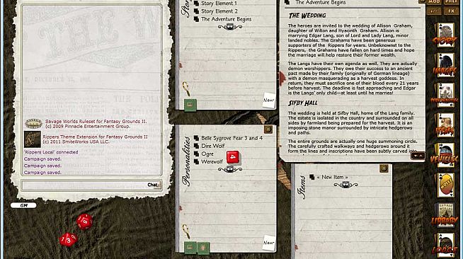 Fantasy Grounds - Rippers (Savage Worlds)