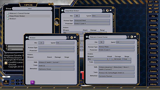 Fantasy Grounds - Spinward Marches 1: The Bowman Arm (MGT2)