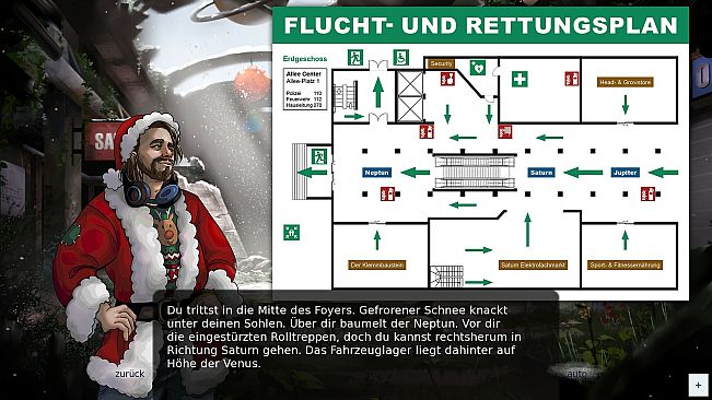 Shopping in a Winter Zombieland