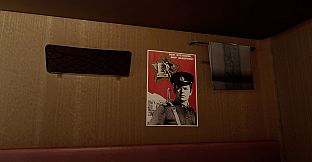 Russian Train Trip 3 - posters in the train car