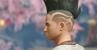 Monster Hunter Rise - "Spiribird Edge" hairstyle