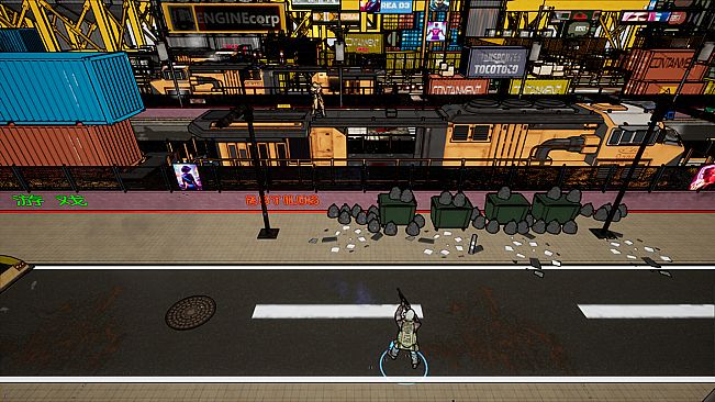 Data Drift: Cyberpunk Shooter Top Down indie action