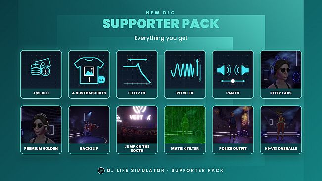 DJ Life Simulator - Supporter Pack
