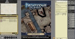 Fantasy Grounds - Pathfinder RPG - Pathfinder Flip-Mat - Bigger Keep