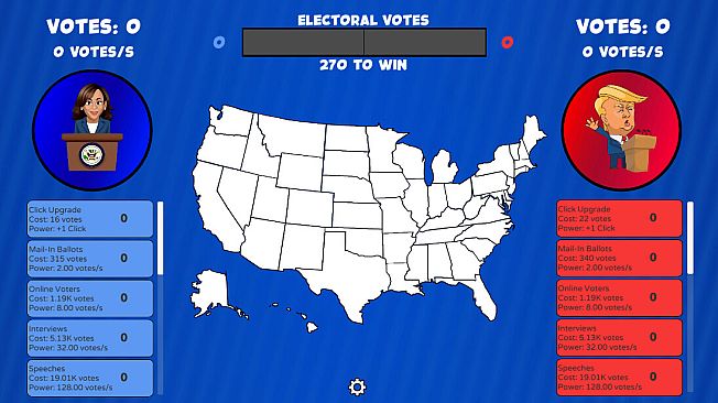 Trump vs Harris Clicker