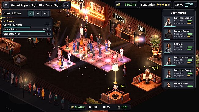 Velvet Rope: Nightclub Manager