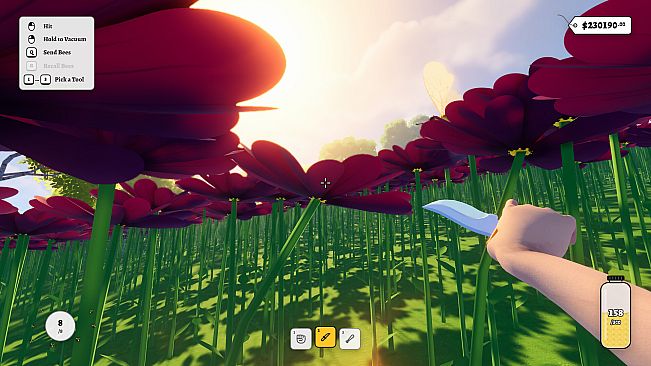 A Game About Bees, Flowers and Vacuum