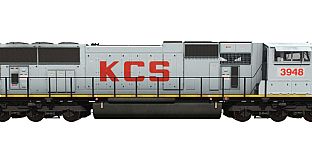 Trainz 2022 DLC - Kansas City Southern - EMD SD70MAC - Grey