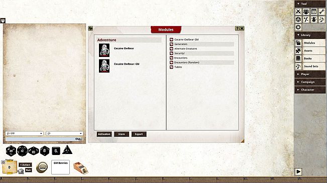 Fantasy Grounds - COCAINE OWLBEAR A Savage Worlds Adventure