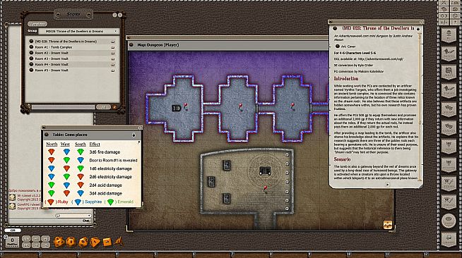 Fantasy Grounds - Mini-Dungeon #028: Throne of the Dwellers in Dreams (5E)