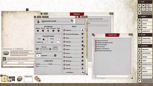 Fantasy Grounds - Deadlands: Dark Ages - Sins of the Father
